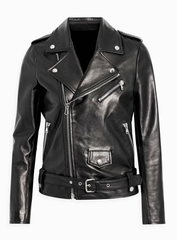 Women Black Leather Jacket